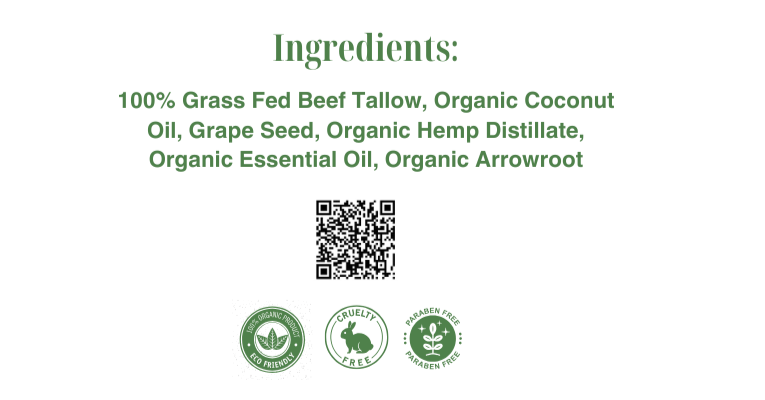 Sweet Leaves Whipped Tallow Body Butter